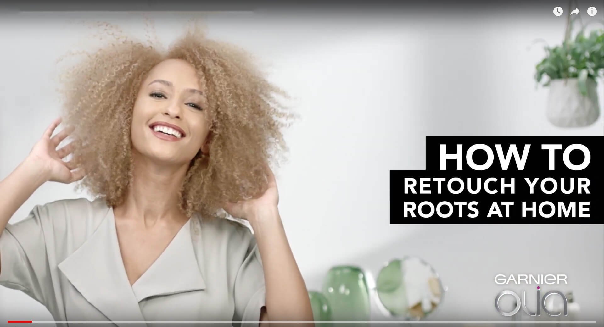 Youtube thumbnail of how to retouch yolur roots at home